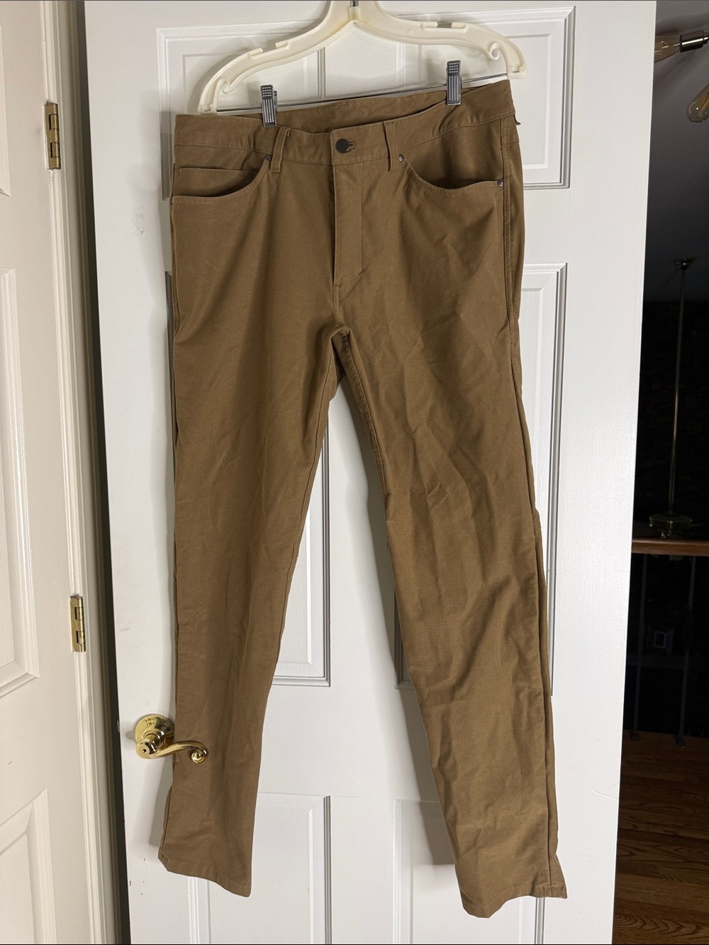 lululemon athletica Men's Tan Stretch Chinos 35x32 nwot